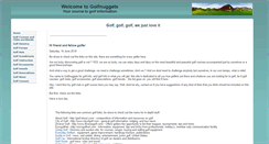 Desktop Screenshot of golfnuggets.com